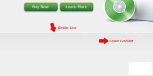 photoshop制作軟件產品的綠色網頁布局